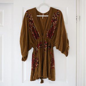 Free People Pretty Pineapple Dress